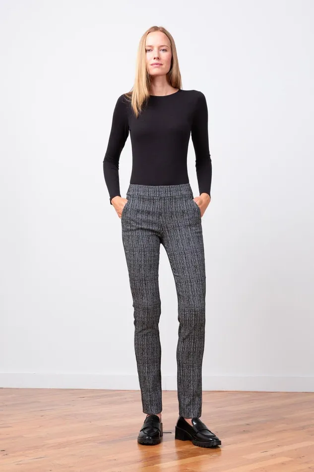 Avenue Montaigne LOUIS Tweed Check Women Pants