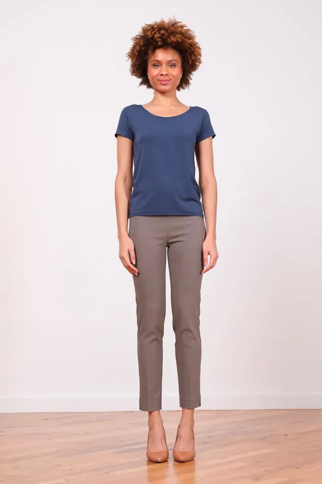 Avenue Montaigne PARS Signature Taupe Women Pants