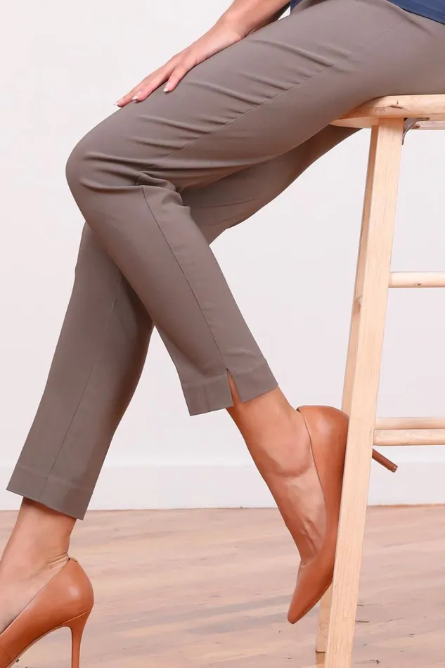 Avenue Montaigne PARS Signature Taupe Women Pants Avenue Montaigne PARS Signature Taupe Women Pants