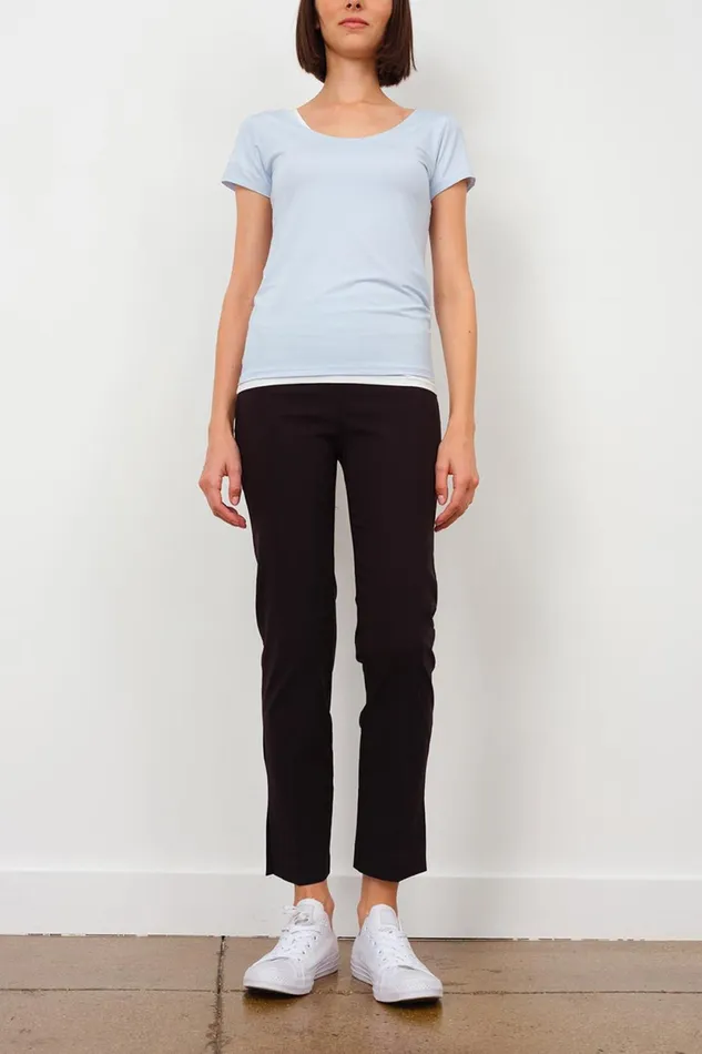 Avenue Montaigne PEGGY Signature Black Women Pants