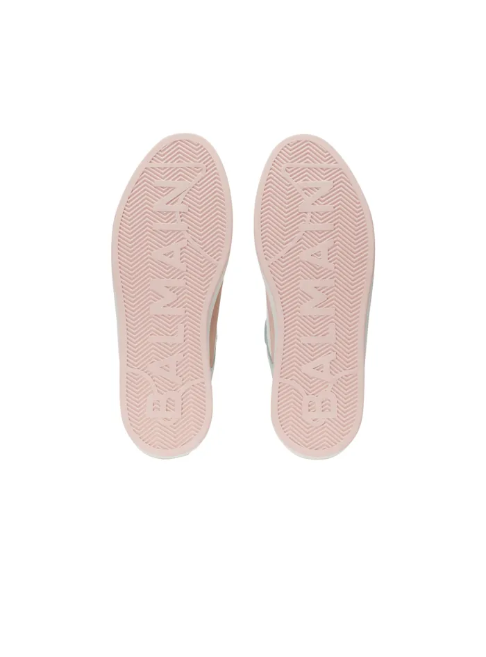 BCourt Flip Sneakers In Calfskin And Suede Multicolor Women Balmain Sneakers