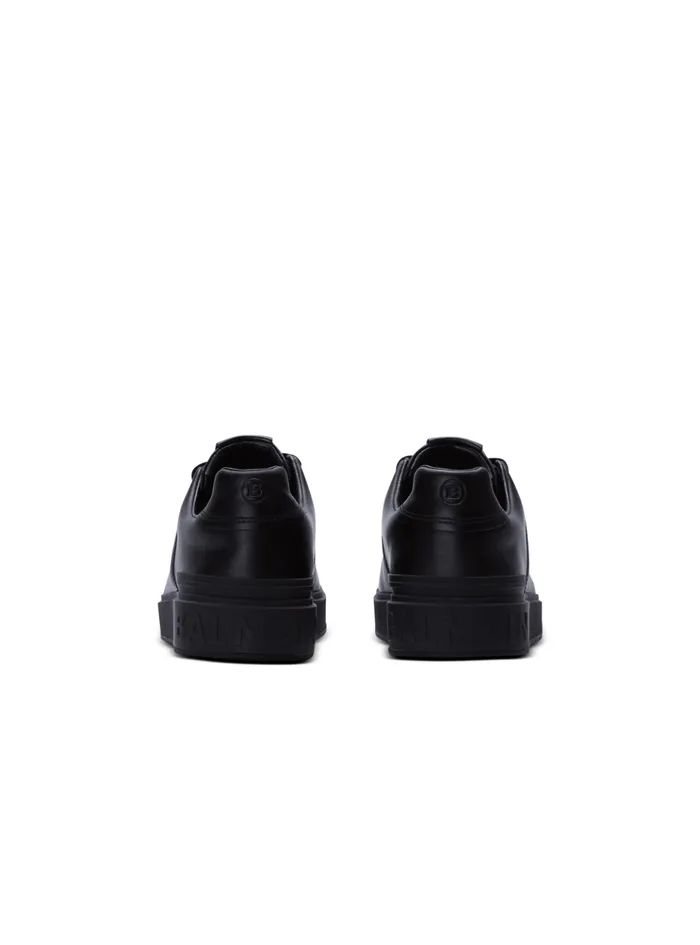 BCourt Trainers In Calfskin Black Men Balmain Sneakers