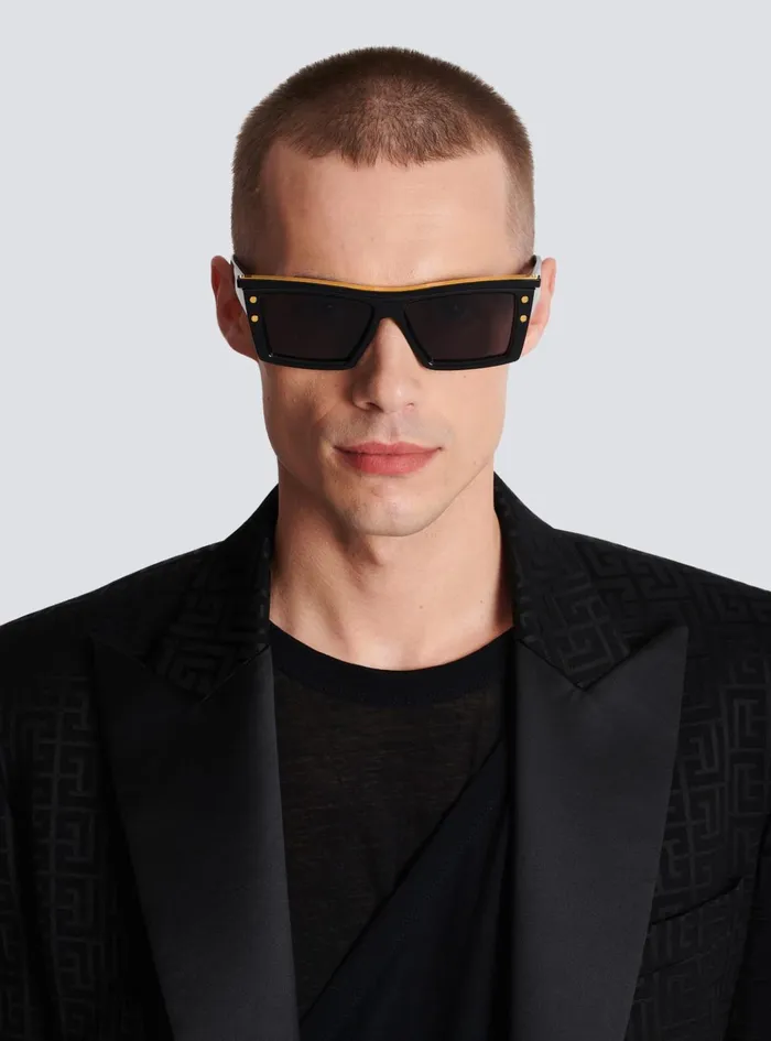 BVII Sunglasses Black WomenMen Balmain Eyewear