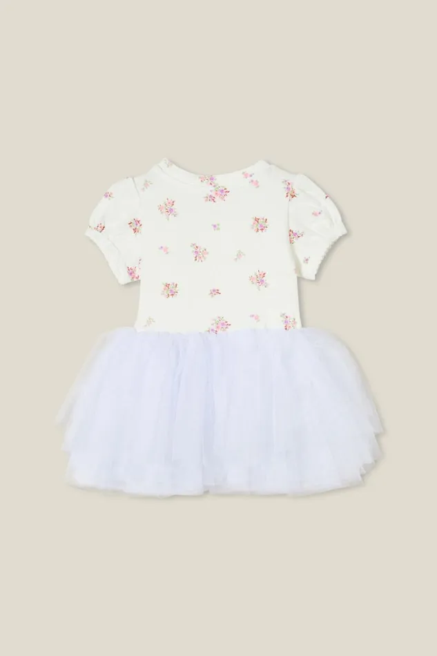 Baby Dresses and Skirts Cotton On Valerie Puff Sleeve Tulle Dress Vanillasally Floral