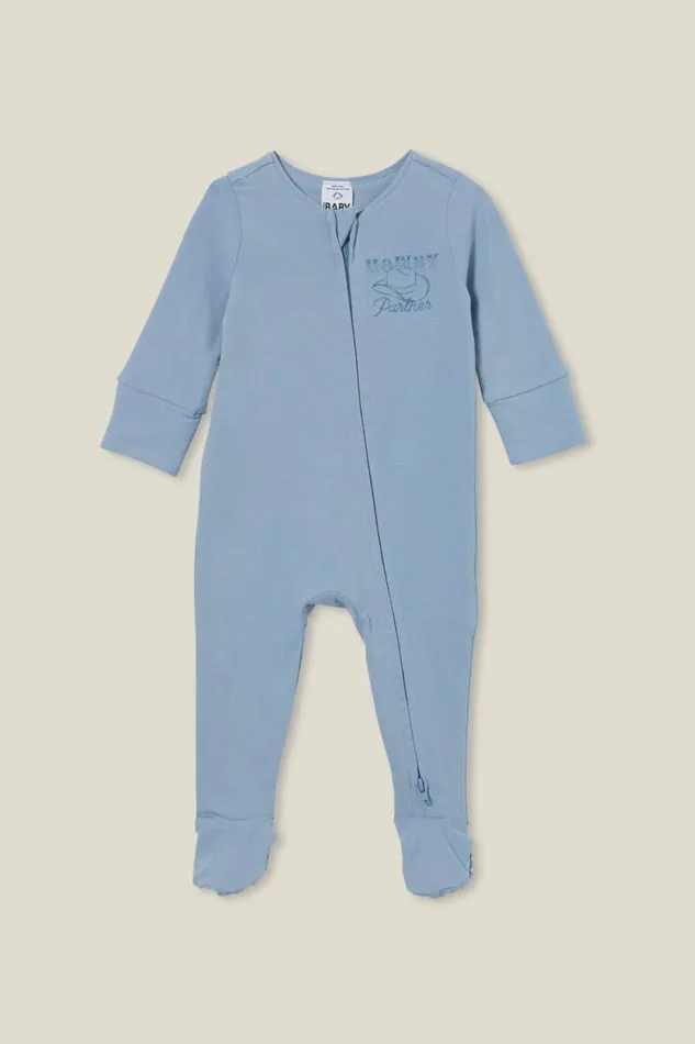 Baby Rompers and All In Ones Cotton On The Long Sleeve Zip Romper Usa Dusty Bluehowdy Partner Baby Rompers and All In Ones Cotton On The Long Sleeve Zip Romper Usa Dusty Bluehowdy Partner