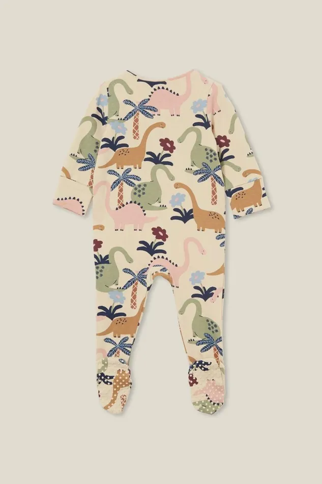Baby Rompers and All In Ones Cotton On The Long Sleeve Zip Romper Usa Rainy Daydino Park