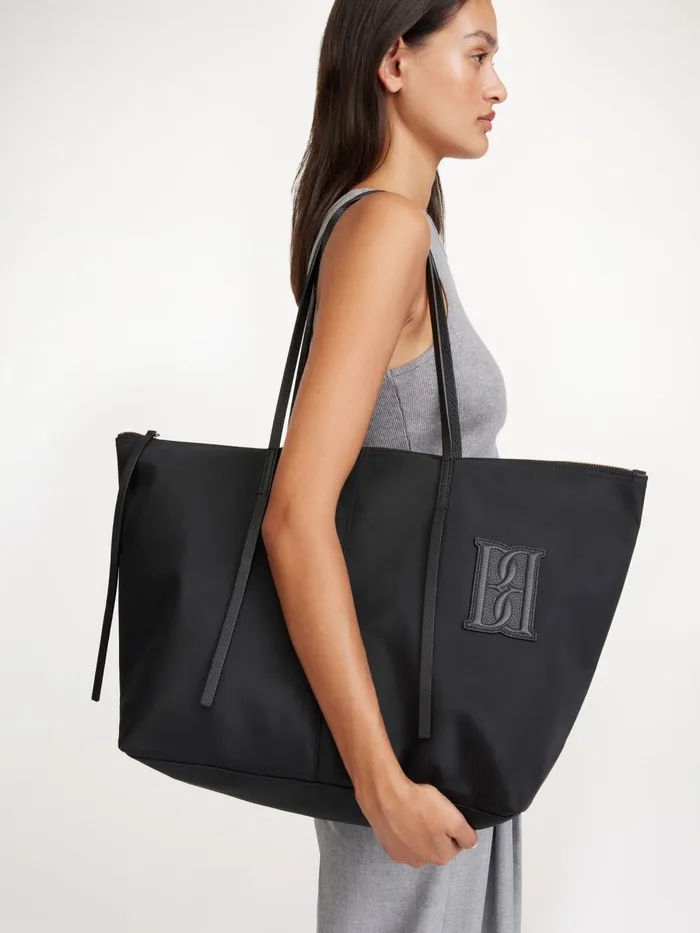 Bags Women By Malene Birger Nabelle Tote Bag Black Bags Women By Malene Birger Nabelle Tote Bag Black