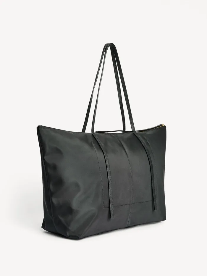 Bags Women By Malene Birger Nabelle Tote Bag Black Bags Women By Malene Birger Nabelle Tote Bag Black