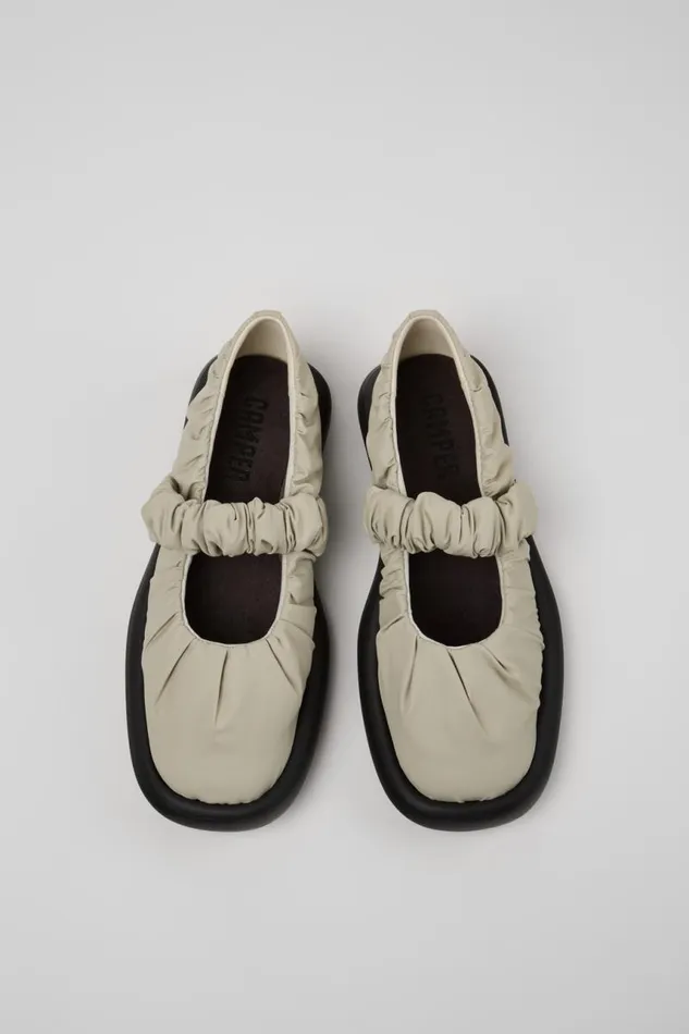 Ballerinas Women Camper Onda Gray Textile Mary Jane Ballerinas Women Camper Onda Gray Textile Mary Jane