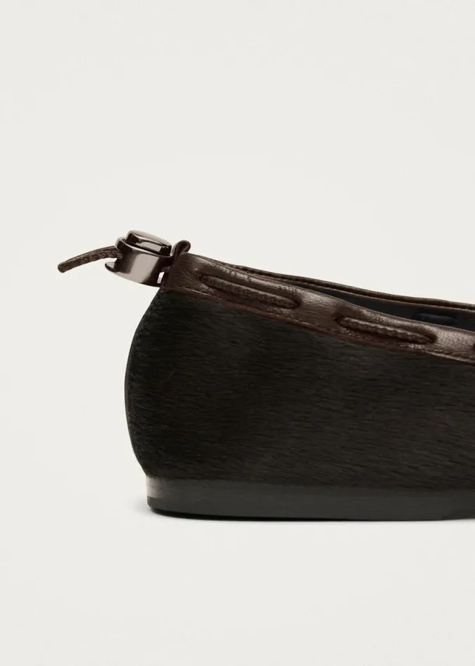 Ballet Flats Women ALOHAS Gill Soft Brown Leather Ballet Flats