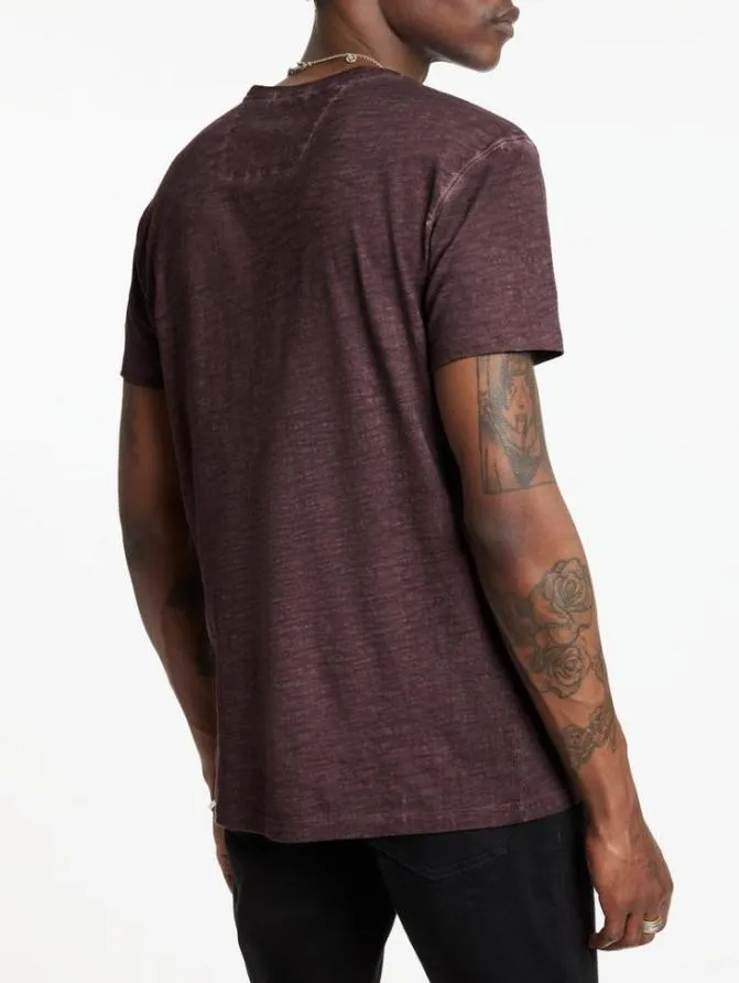 BARBWIRE PEACE TEE Dark Moss Clothing John Varvatos Graphic Tees
