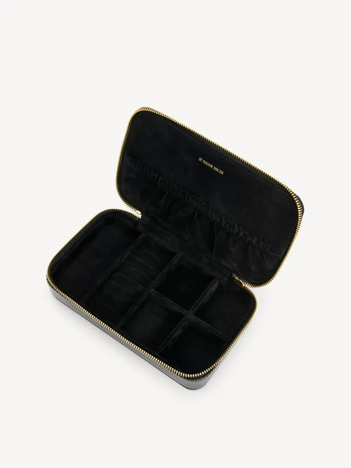 Beauty Bags Women By Malene Birger Aya Cher Jewellery Case Black Beauty Bags Women By Malene Birger Aya Cher Jewellery Case Black