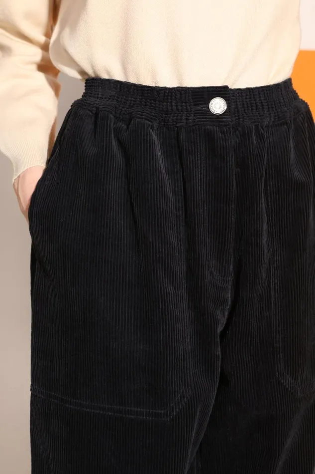 Beckett Trouser Navy Regular Fit Womens LF Markey Trousers