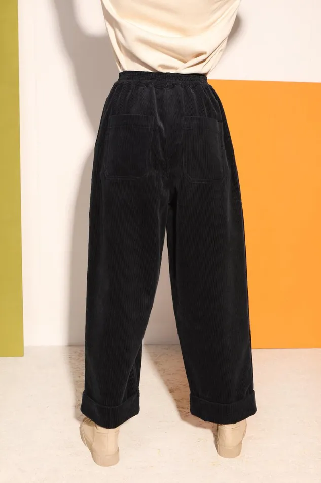 Beckett Trouser Navy Regular Fit Womens LF Markey Trousers