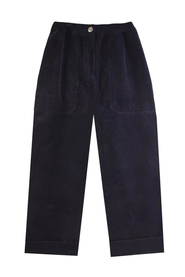 Beckett Trouser Navy Regular Fit Womens LF Markey Trousers