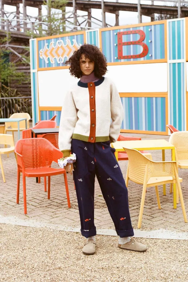 Beckett Trouser Workshop Embroidery Womens LF Markey Trousers