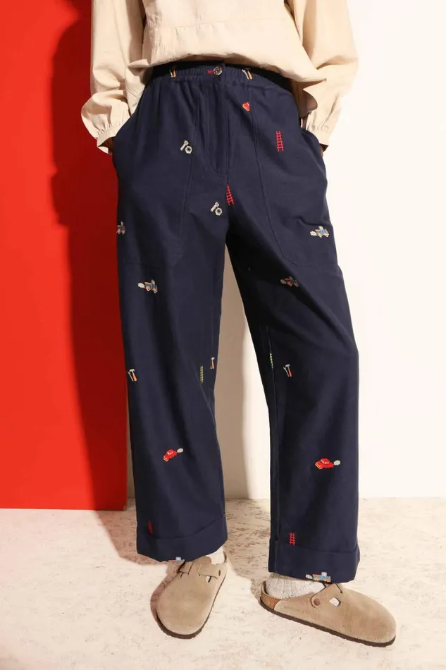 Beckett Trouser Workshop Embroidery Womens LF Markey Trousers
