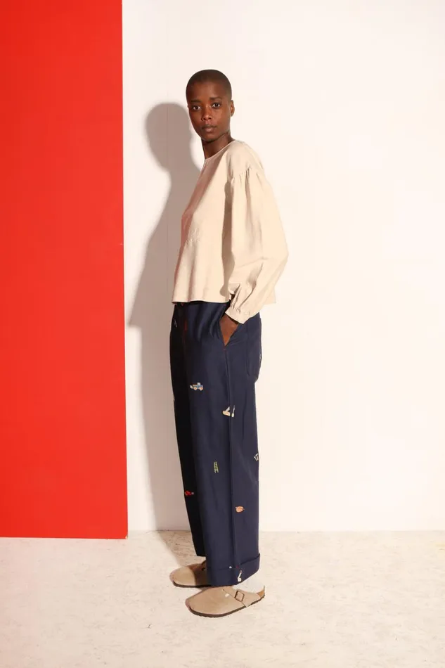 Beckett Trouser Workshop Embroidery Womens LF Markey Trousers