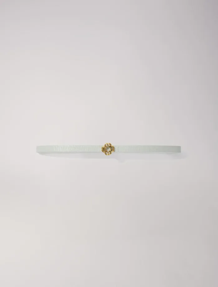 Belts Women Maje Clover Belt Ecru