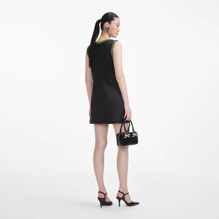 Black Satin Mini Dress Women Self Portrait Dresses Black Satin Mini Dress Women Self Portrait Dresses
