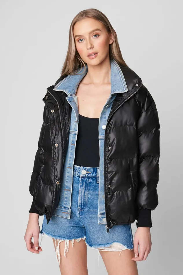 BLANK NYC Jackets Wooster In Walnut Jean 8211 Women