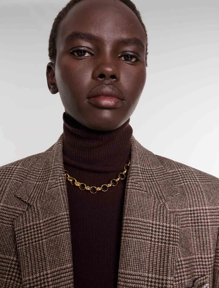 Blazers and Jackets Women Maje Suit Jacket Brown Checks