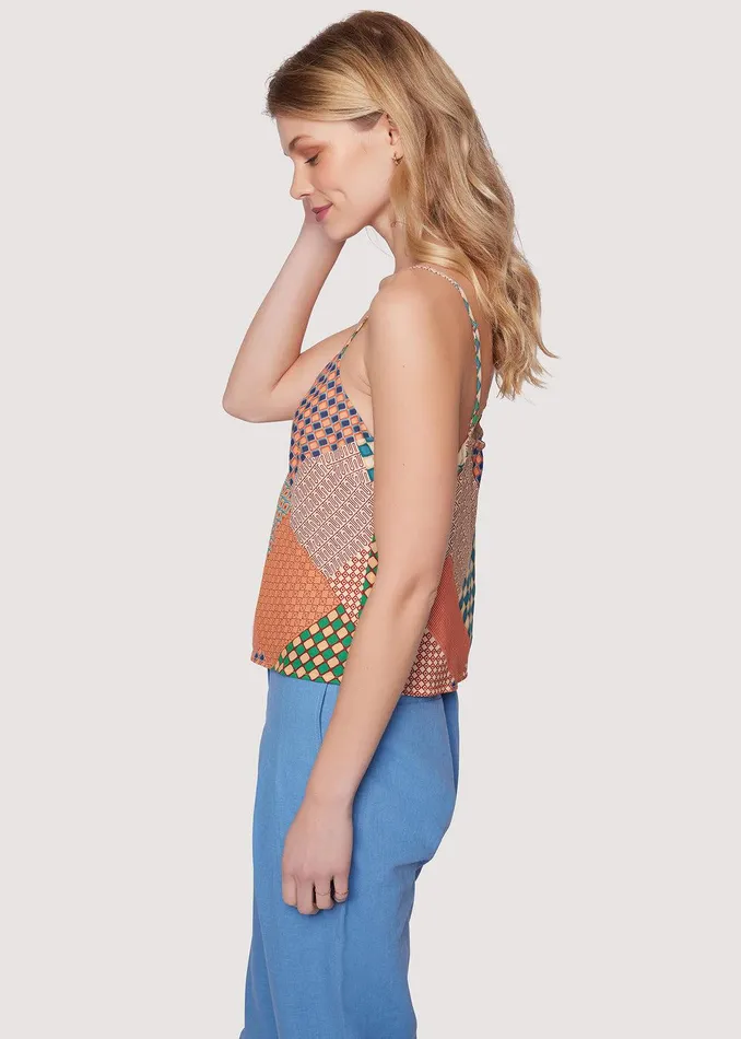 Blissful Mesa Cami Top Orangemulti Women Lost Wander Tops