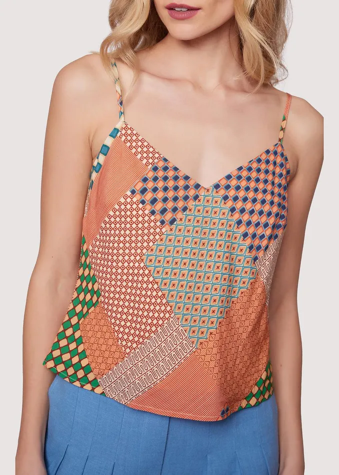 Blissful Mesa Cami Top Orangemulti Women Lost Wander Tops