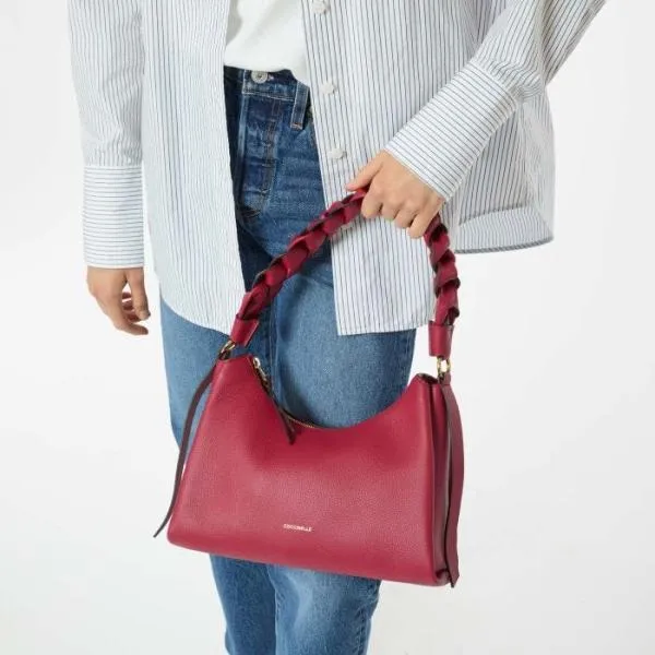 Boheme Small Sangriaskin Women Coccinelle Shoulder Bags