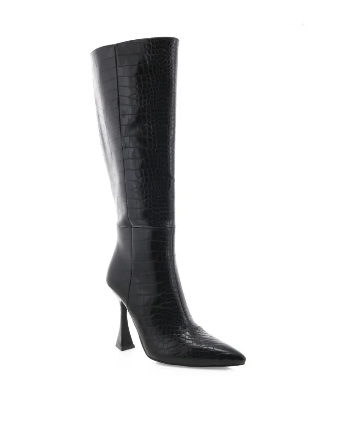 Boots Billini Knee High Boots INIYAH BLACK CROC