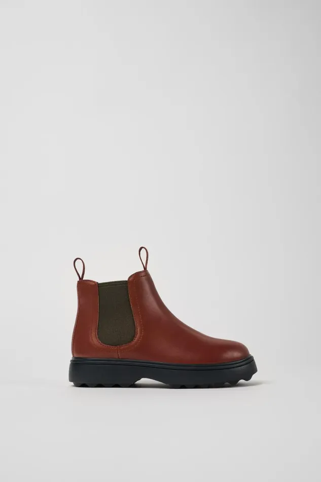 Boots Kids Camper Brownred Leather Boots Boots Kids Camper Brownred Leather Boots