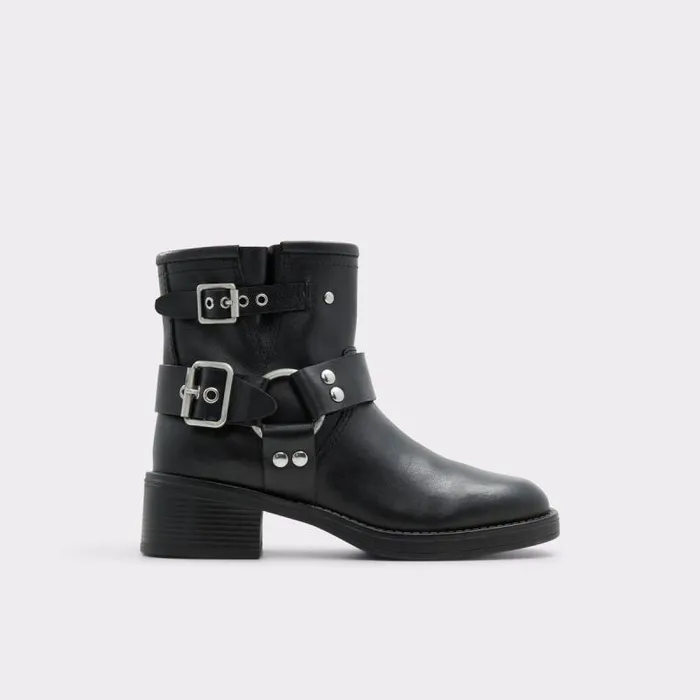 Boots Women ALDO Thrill Motorcycle Ankle Boot 8211 Black