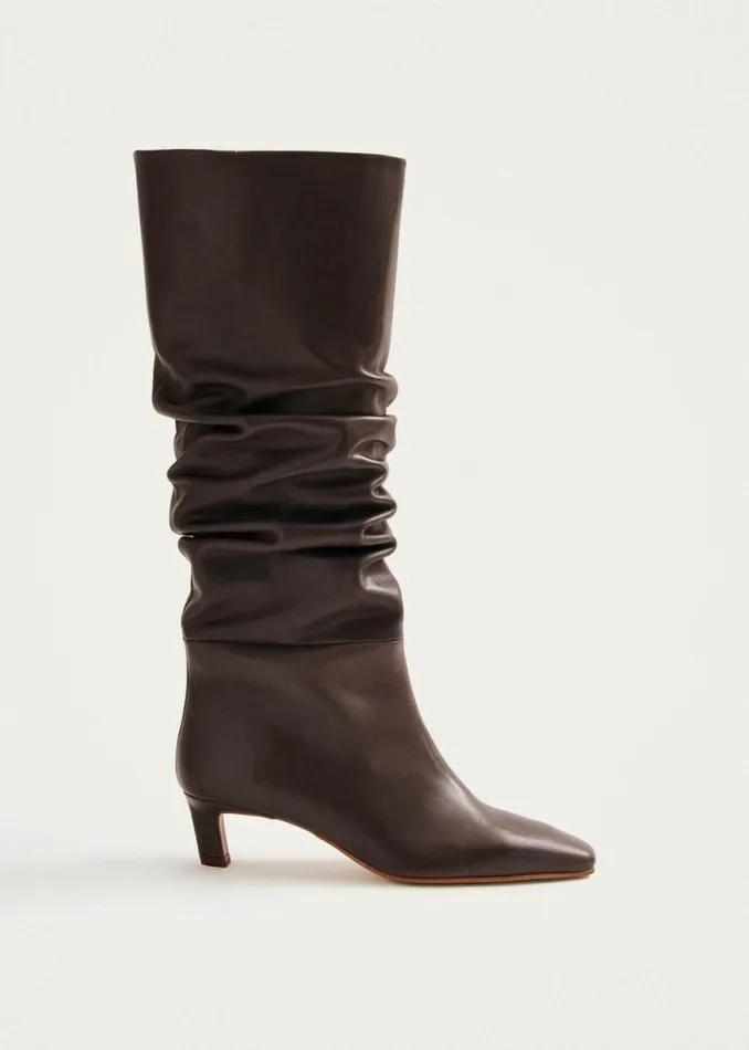 Boots Women ALOHAS Kalila Brown Leather Boots