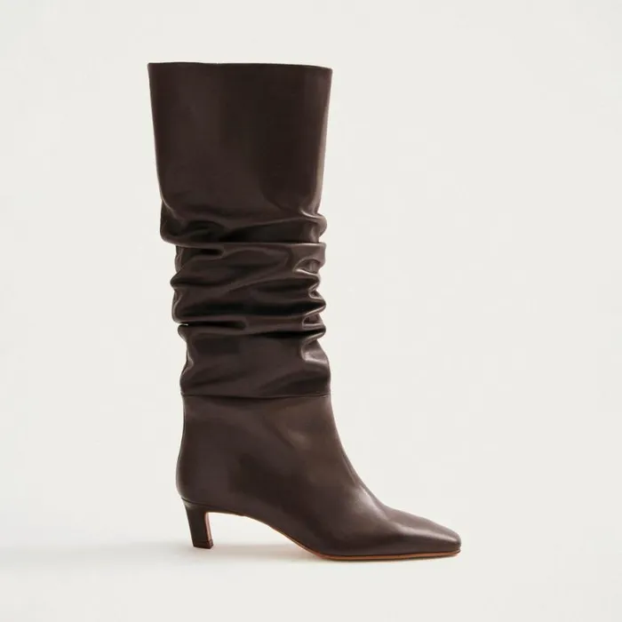 Boots Women ALOHAS Kalila Brown Leather Boots