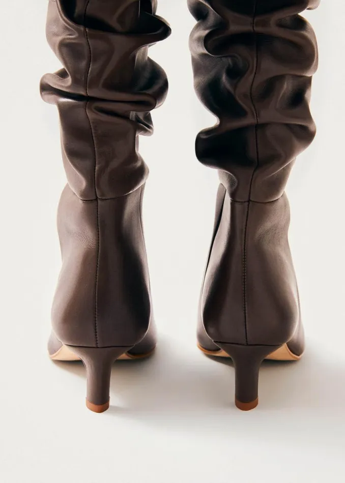 Boots Women ALOHAS Kalila Brown Leather Boots