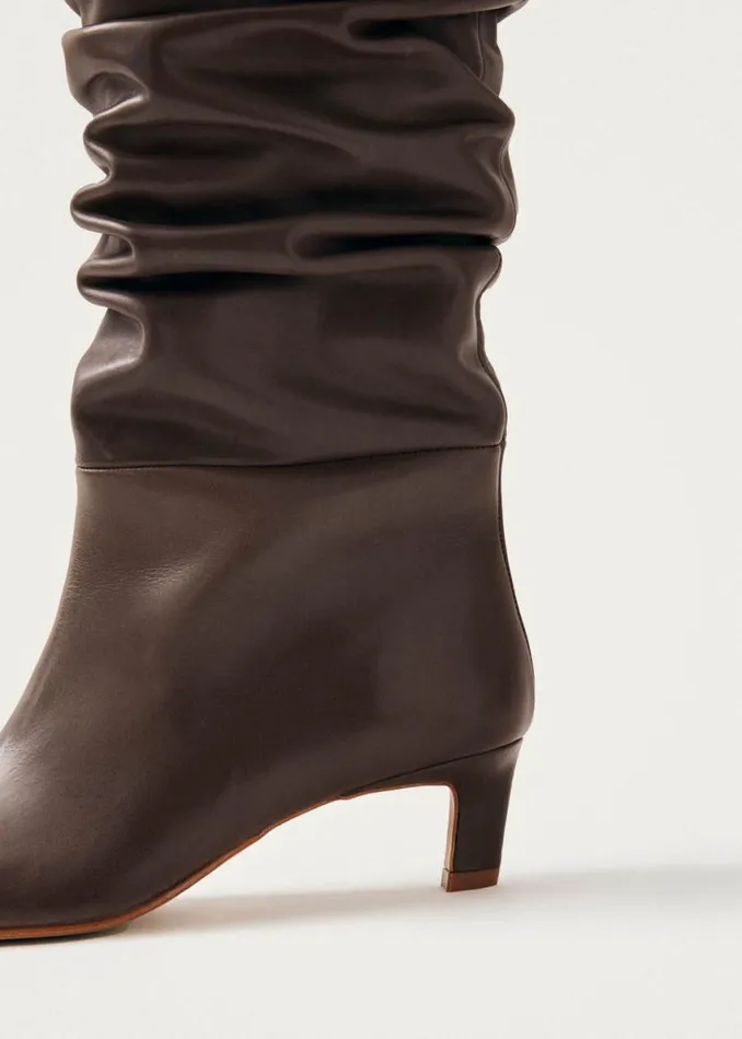 Boots Women ALOHAS Kalila Brown Leather Boots