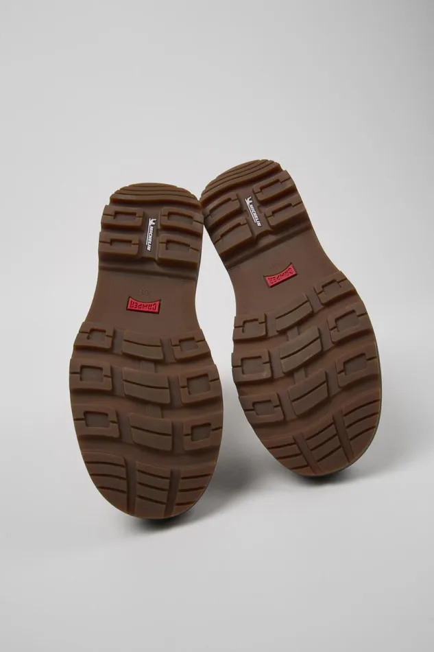 Boots Women Camper Brutus Trek MICHELIN Brown Nubuck Boots