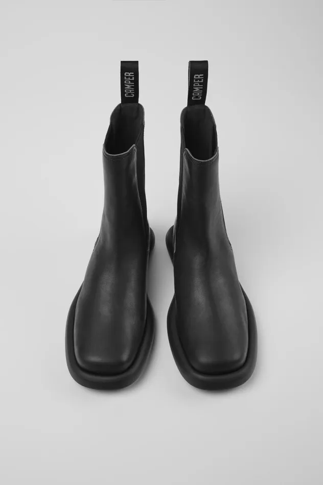 Boots Women Camper Onda Black Leather Boots Boots Women Camper Onda Black Leather Boots