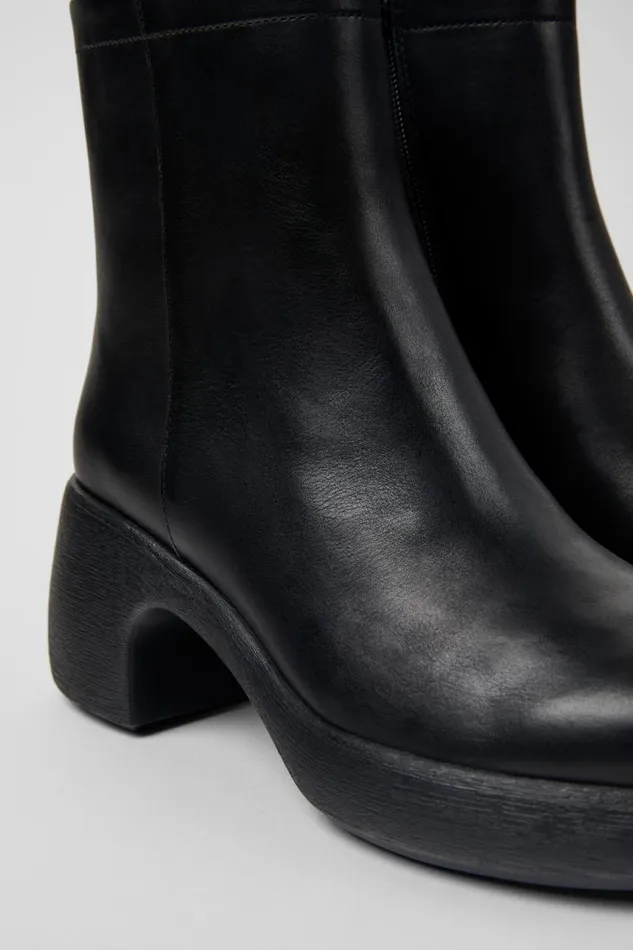 Boots Women Camper Thelma Black Leather Boots