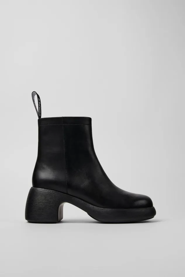 Boots Women Camper Thelma Black Leather Boots Boots Women Camper Thelma Black Leather Boots