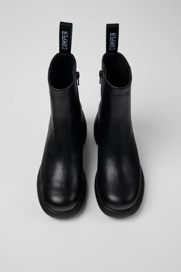Boots Women Camper Thelma Black Leather Boots Boots Women Camper Thelma Black Leather Boots