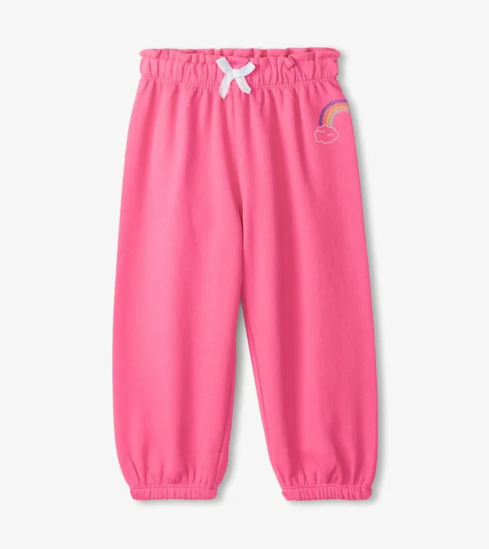 Bottoms Baby and Toddler Hatley Baby and Toddler Girls Pink Love Everywhere Pants