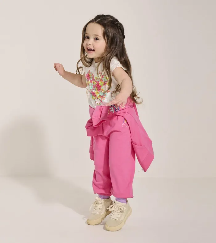 Bottoms Baby and Toddler Hatley Baby and Toddler Girls Pink Love Everywhere Pants