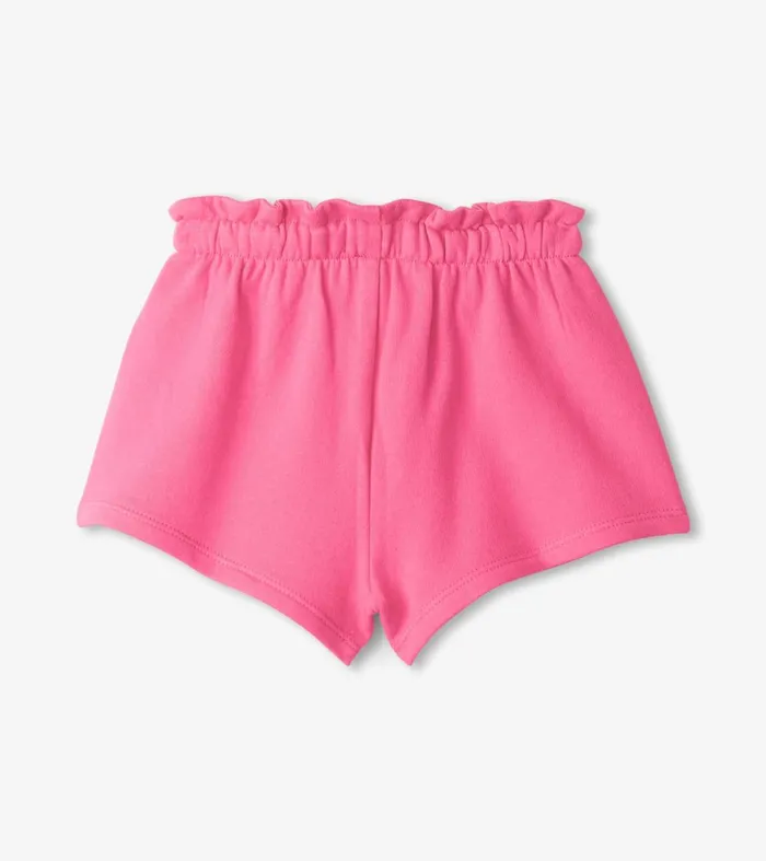 Bottoms Baby and Toddler Hatley Baby and Toddler Girls Pink Paper Bag Shorts