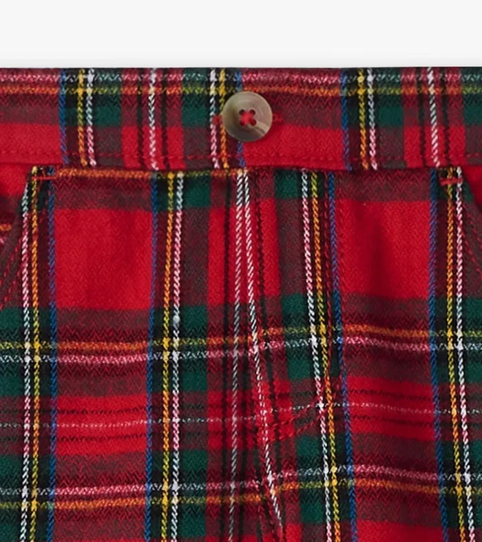 Bottoms Baby and Toddler Hatley Baby and Toddler Red Plaid Straight Leg Pants