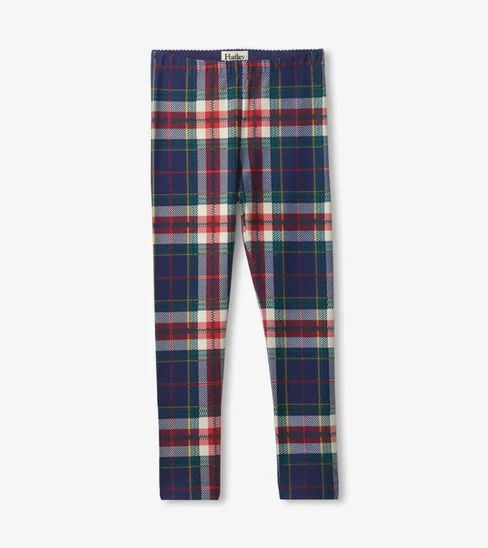 Bottoms Girls Hatley Girls Celebration Plaid Leggings