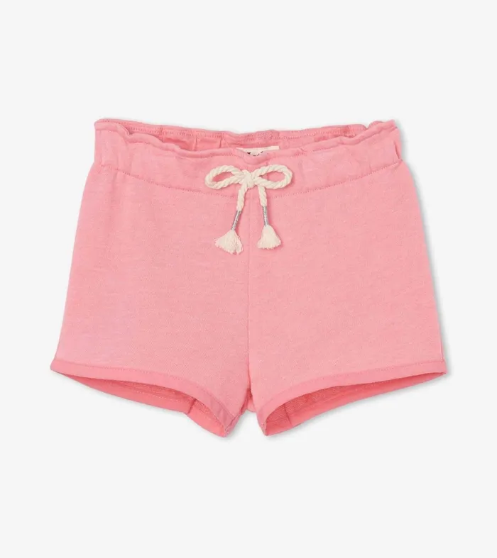Bottoms Girls Hatley Girls Light Pink Paper Bag Shorts
