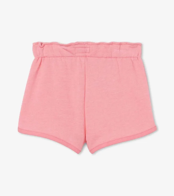 Bottoms Girls Hatley Girls Light Pink Paper Bag Shorts
