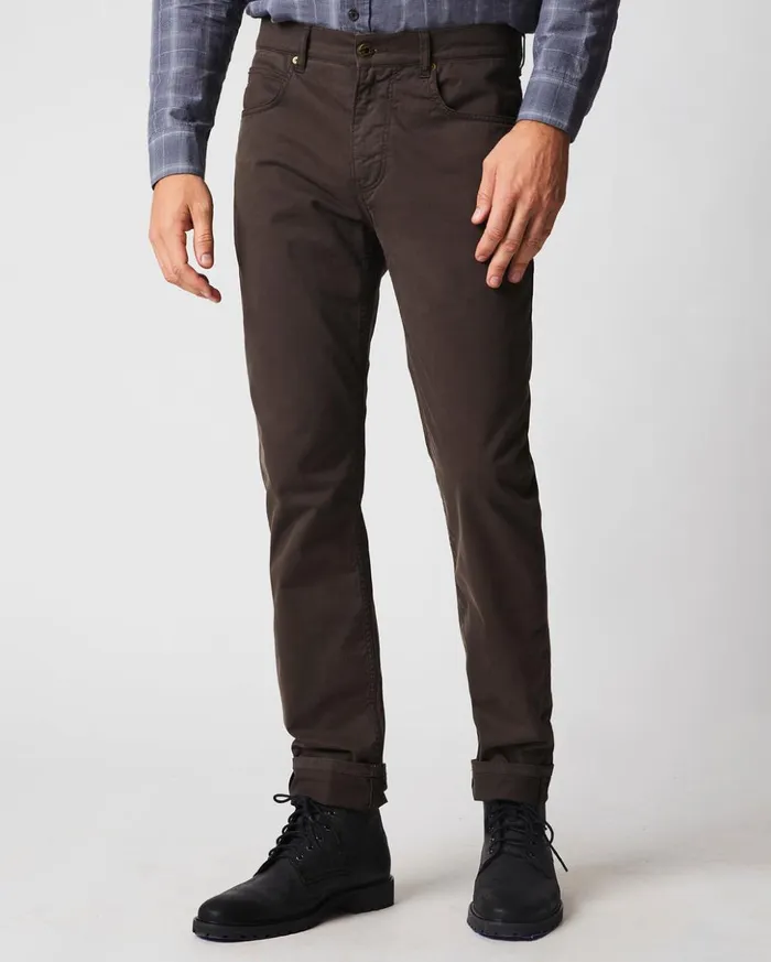 Bottoms Men Billy Reid 5 Pocket Pant Charcoal