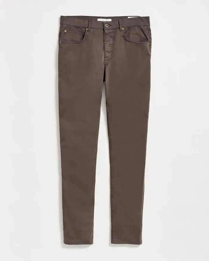 Bottoms Men Billy Reid 5 Pocket Pant Charcoal